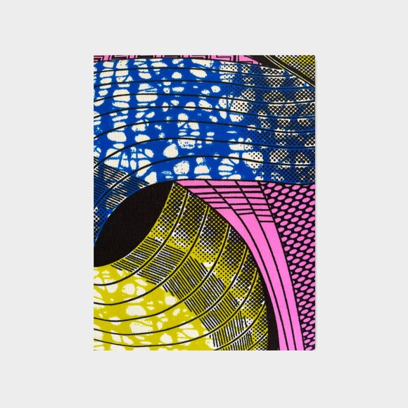 Ankara pillow cover PINK WAVE - Picture 2 of 4